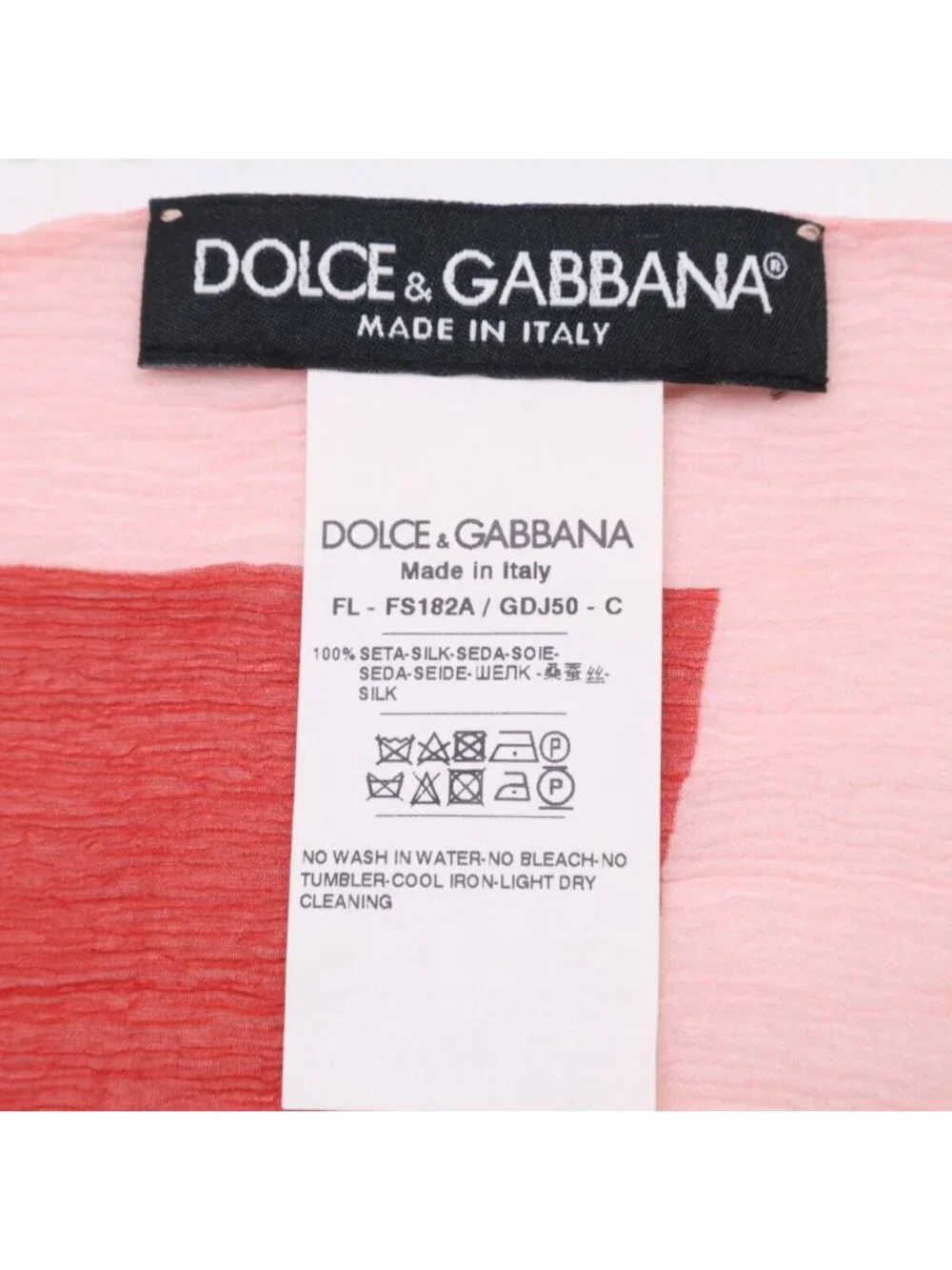 Dolce & Gabbana Flower Silk Large Format Scarf